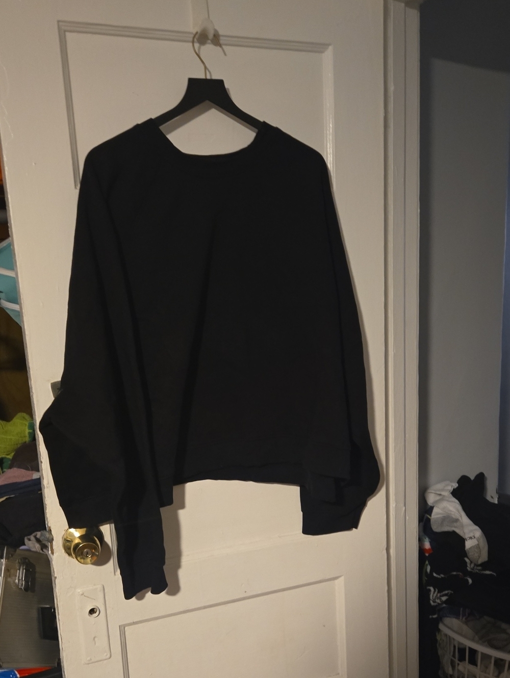 Women's Black Crewneck Sweater - Classic Casual